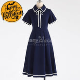 【In Stock】Anime Cardcaptor Sakura Cosplay Kinomoto Sakura Blue Dress Cosplay Costume Cosplay Costumes